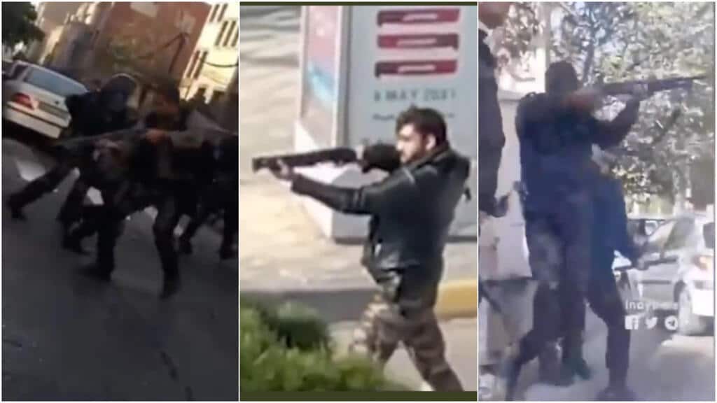 tirer sur les manifestants