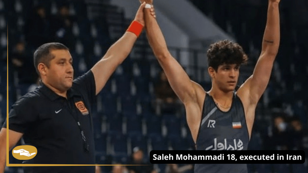 Saleh Mohammadi 18 year old wrestler executed in Iran prison